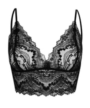 Secret koronkowa braletka – czarna