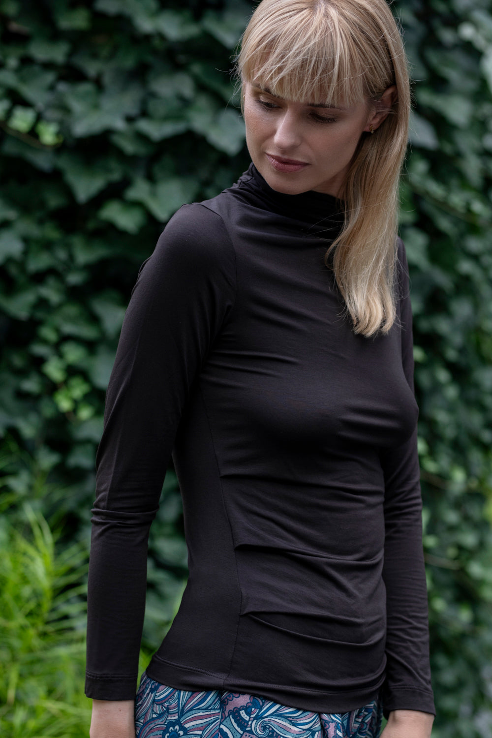 Echo Soft Knit Turtleneck – Chocolate