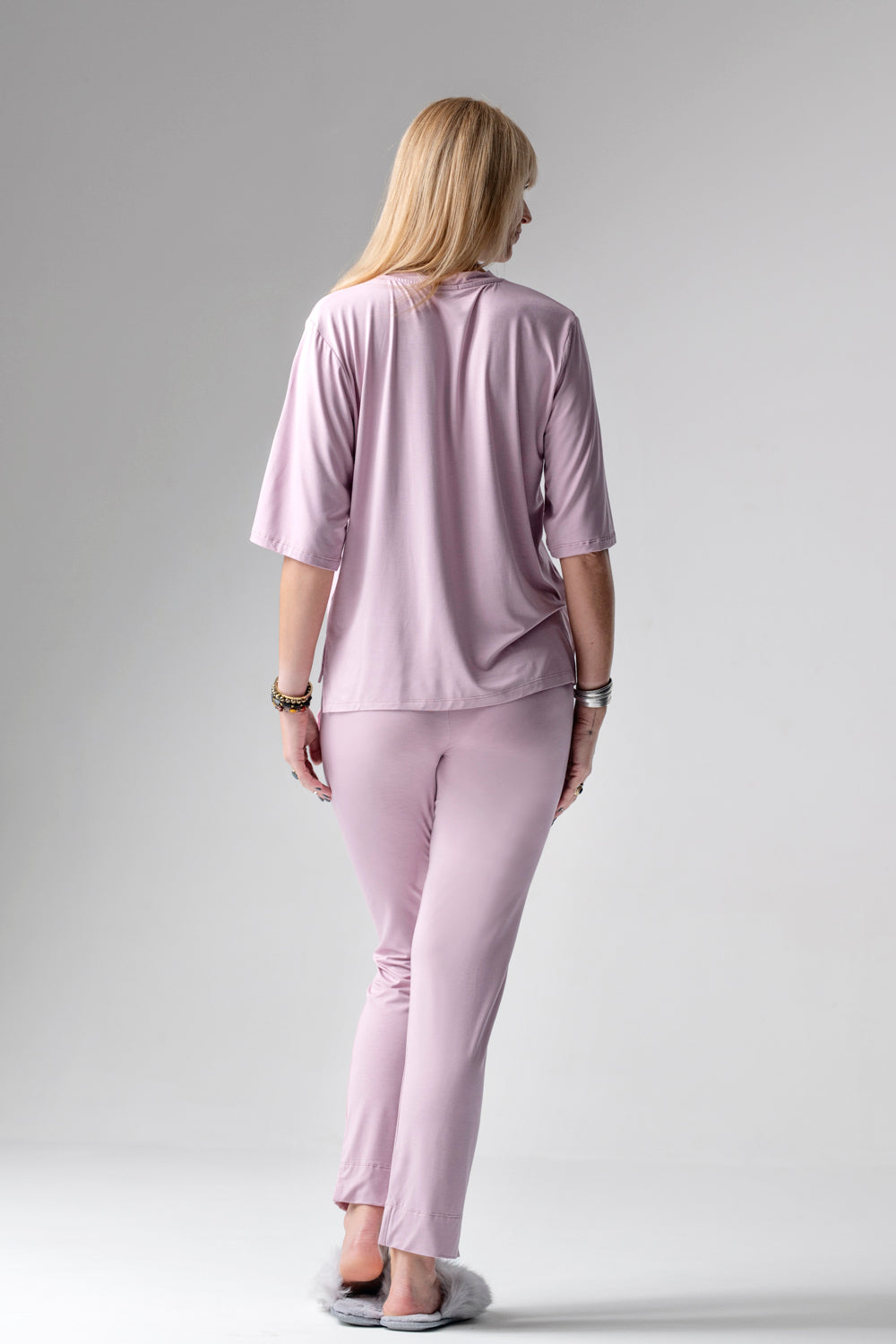 Jackie piżama loungewear z prostymi spodniami – lila_3