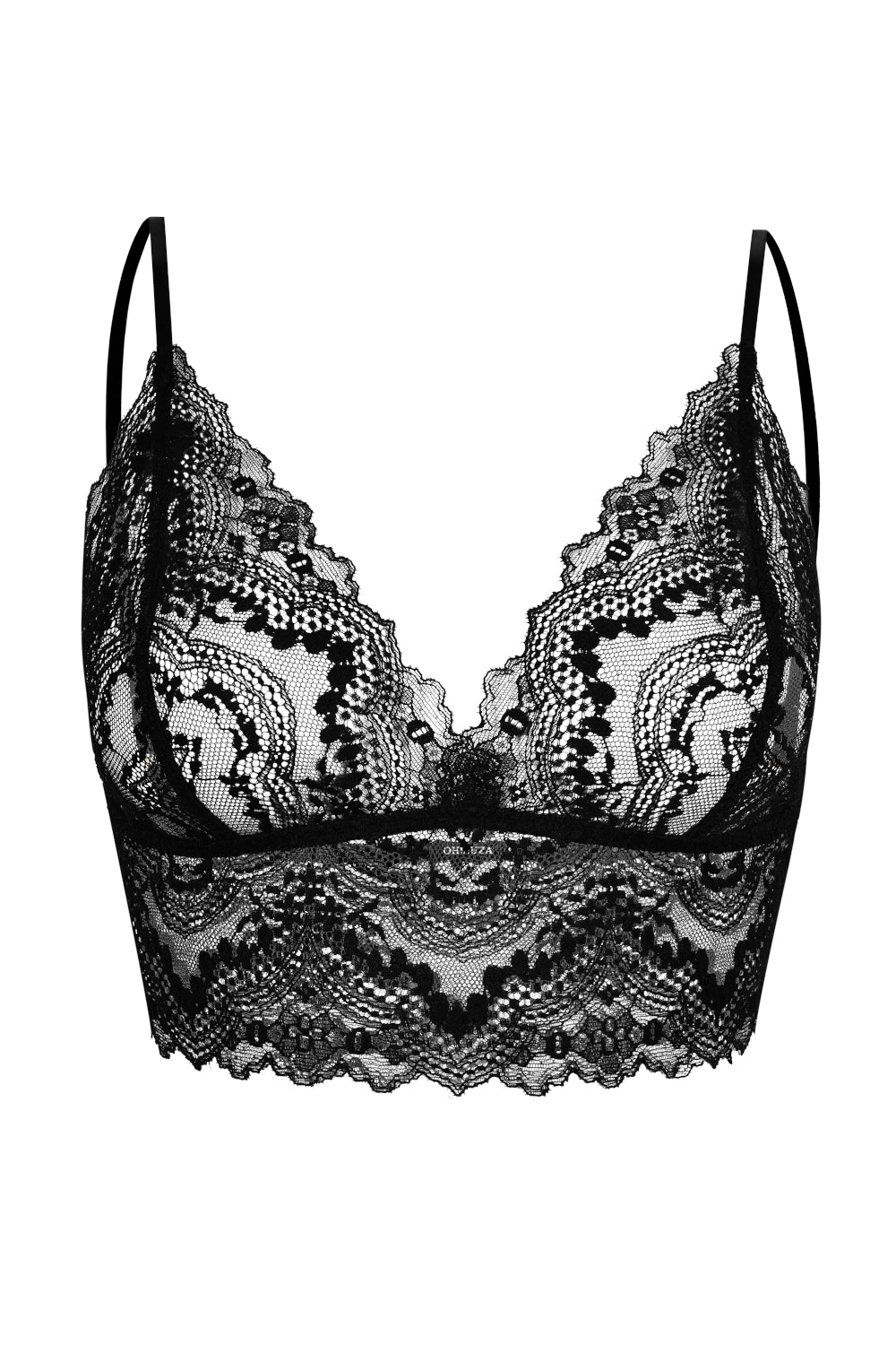 Secret koronkowa braletka – czarna_2